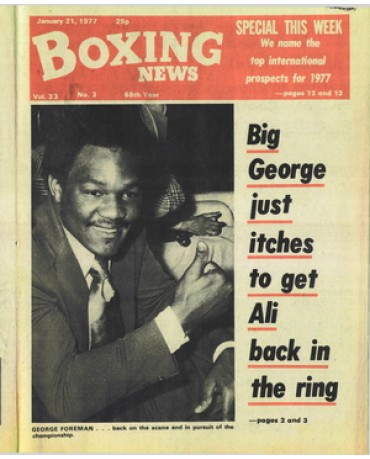 Boxing News magazine  21.1.1977 Download pdf